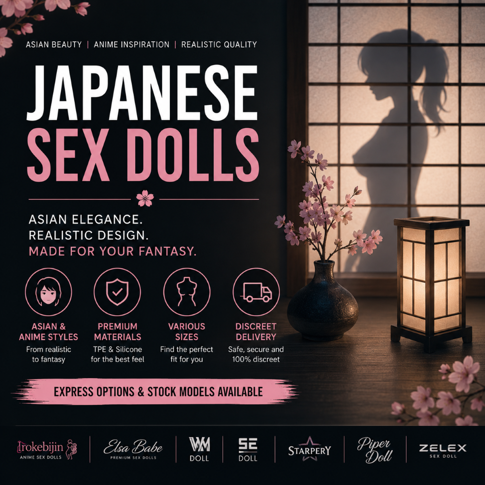 Japāņu seksa lelles – Āzijas elegance, anime iedvesma un reālistisks dizains