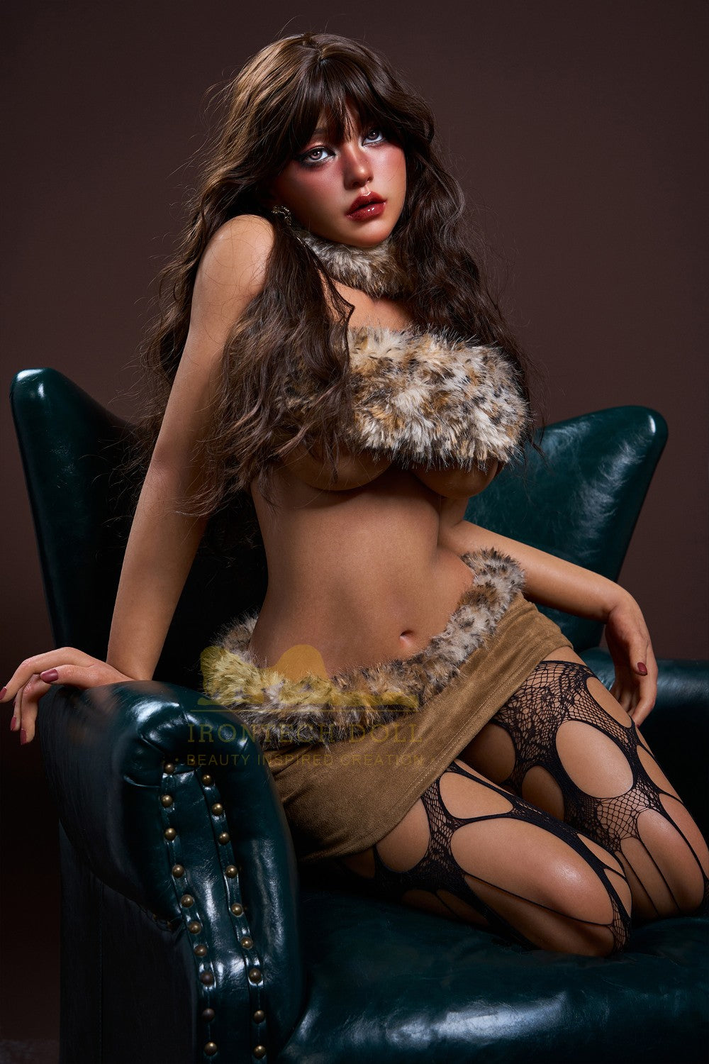 Eilīna seksa lelle (Irontech Doll 164 cm E-Kupa S40 silikons)