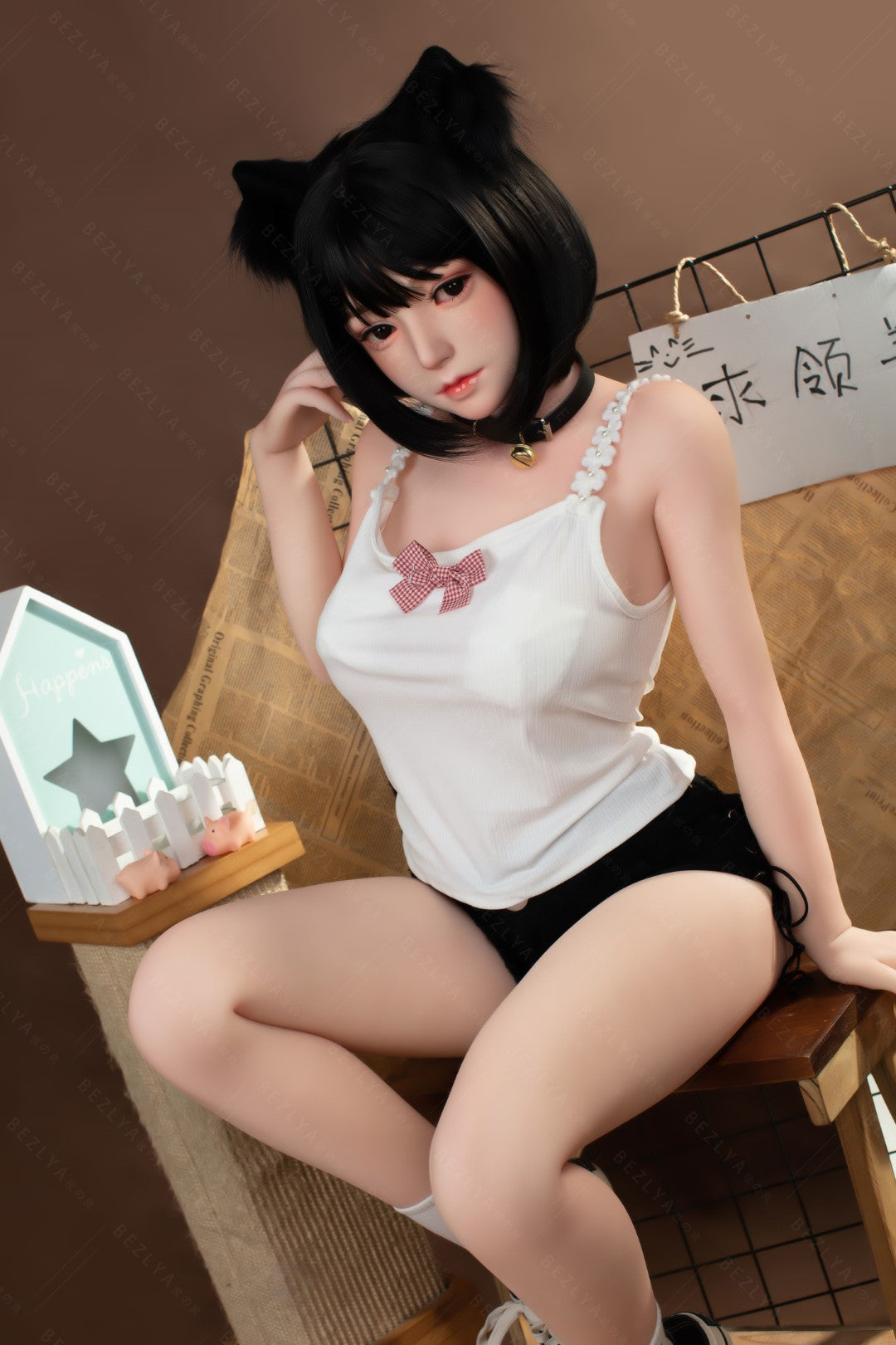 Kampanula seksa lelle (Bezlya Doll 155 cm F kauss, 2,0 TPE+silikons)