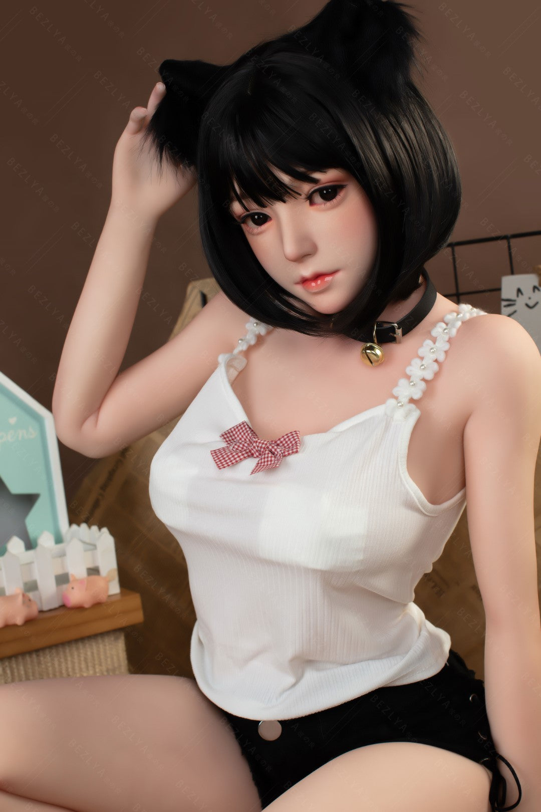 Kampanula seksa lelle (Bezlya Doll 155 cm F kauss, 2,0 TPE+silikons)