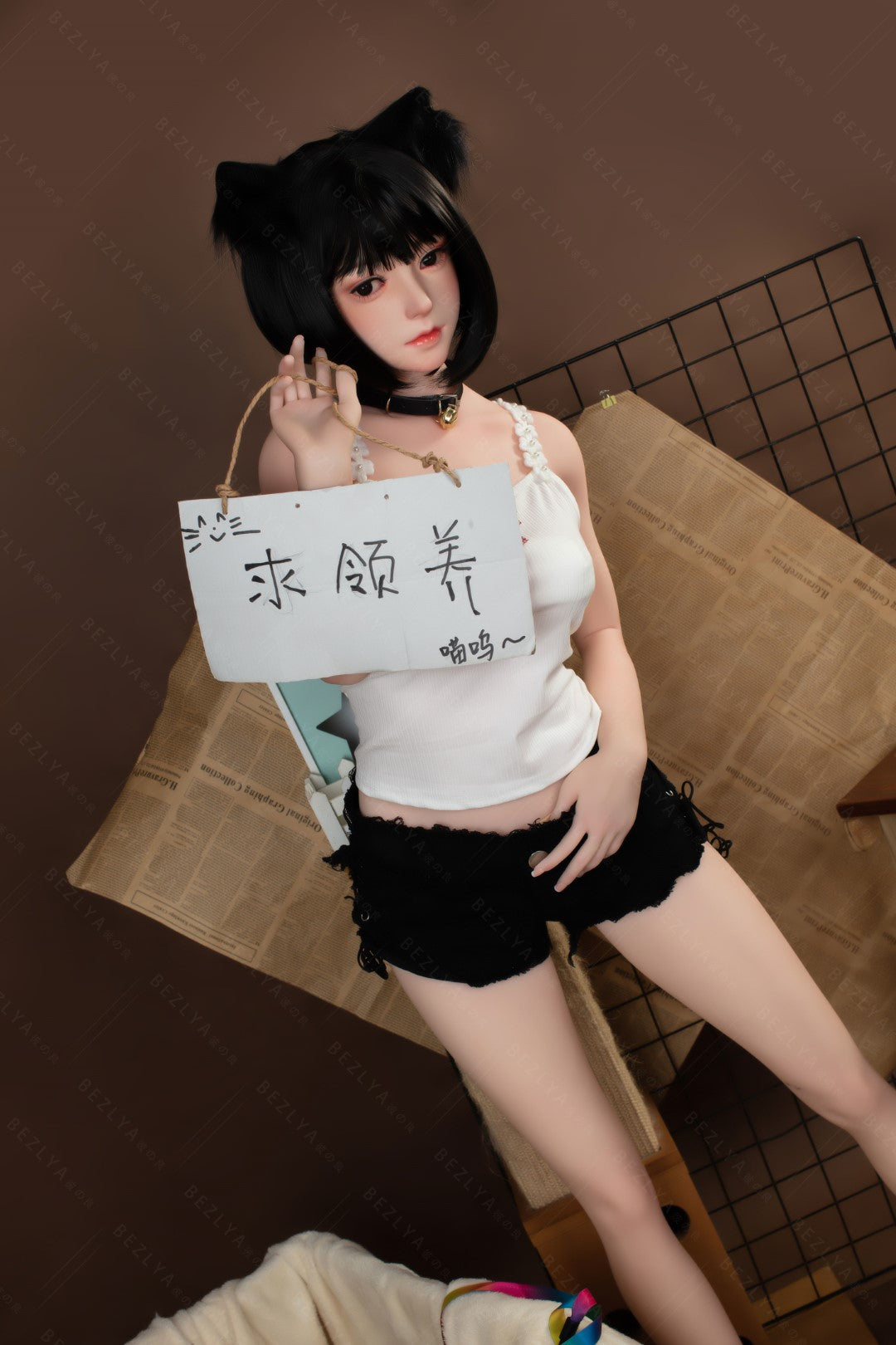 Kampanula seksa lelle (Bezlya Doll 155 cm F kauss, 2,0 TPE+silikons)