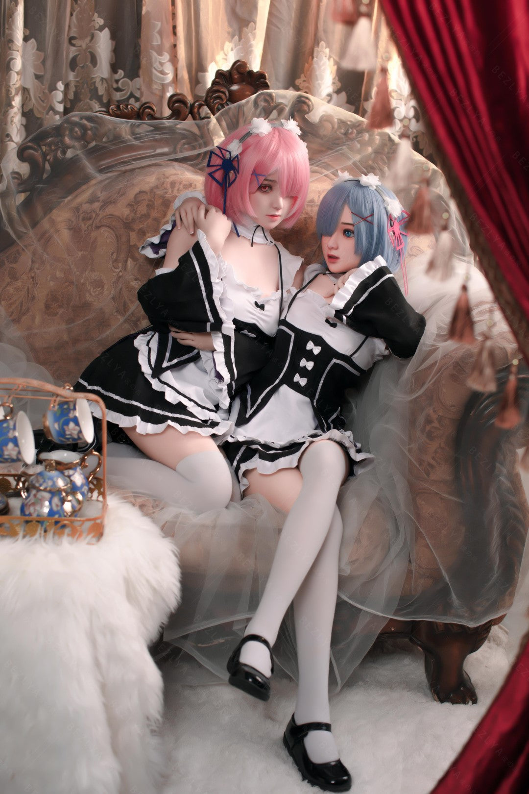 Seksa lelle ietvarā (Bezlya Doll 149 cm D-kauss 2,0 TPE+silikons)