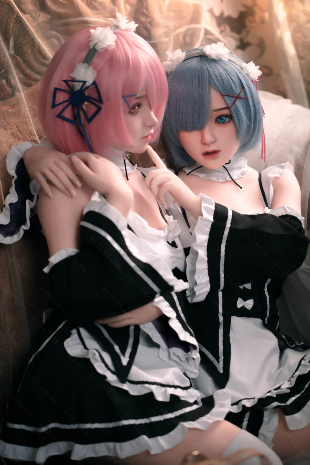 Seksa lelle ietvarā (Bezlya Doll 149 cm D-kauss 2,0 TPE+silikons)
