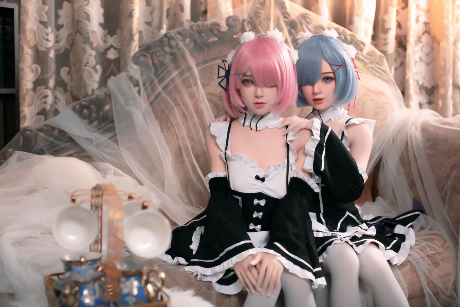 Seksa lelle ietvarā (Bezlya Doll 149 cm D-kauss 2,0 TPE+silikons)