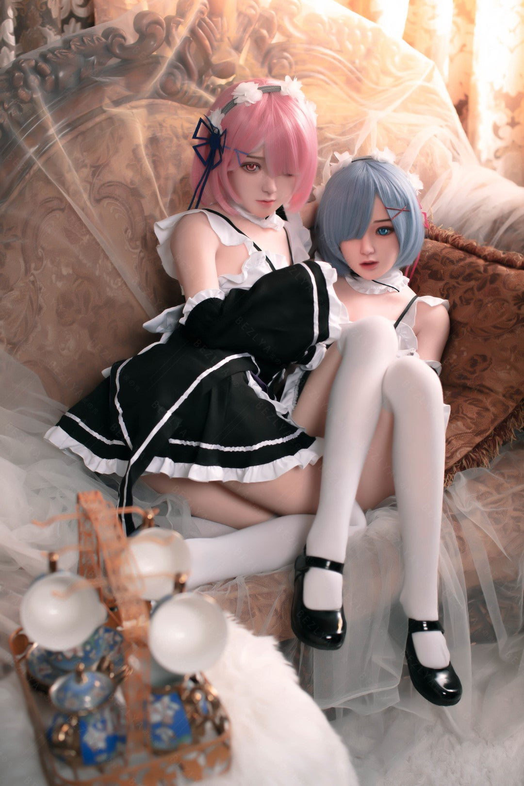 Seksa lelle ietvarā (Bezlya Doll 149 cm D-kauss 2,0 TPE+silikons)