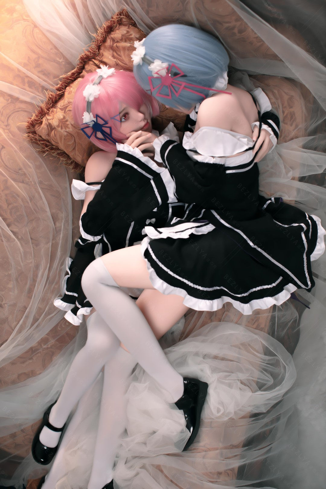 Seksa lelle ietvarā (Bezlya Doll 149 cm D-kauss 2,0 TPE+silikons)