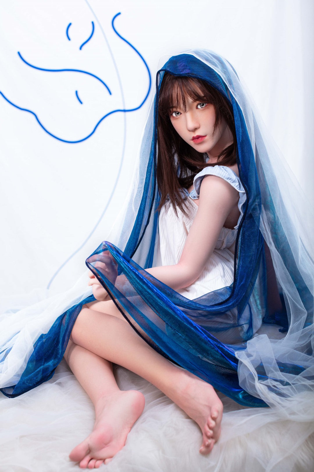 Iris seksa lelle (Bezlya Doll 150 cm B krūze 2,1 silikona)