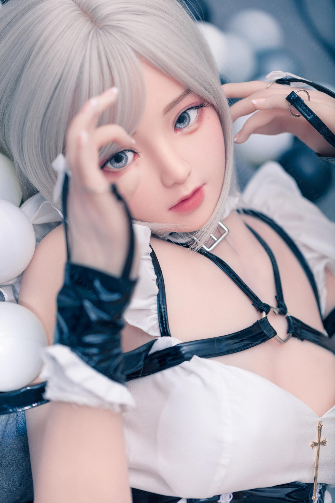 Seksa lelle Convallaria (Bezlya Doll 155 cm B kauss, 2,0 TPE+silikons)