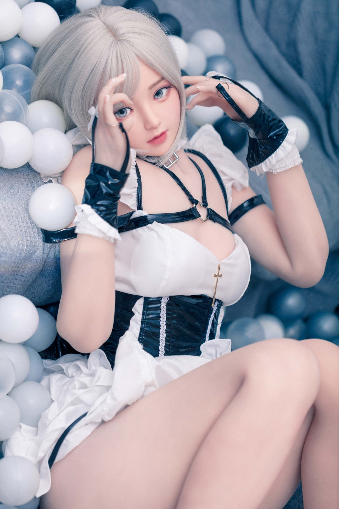 Seksa lelle Convallaria (Bezlya Doll 155 cm B kauss, 2,0 TPE+silikons)