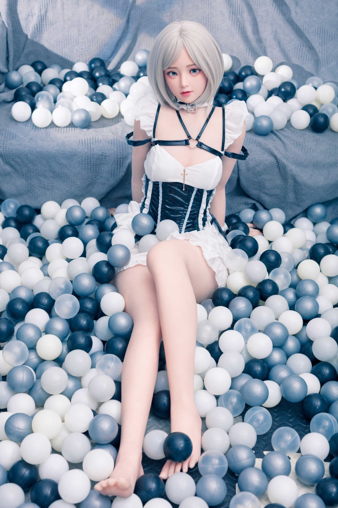 Seksa lelle Convallaria (Bezlya Doll 155 cm B kauss, 2,0 TPE+silikons)