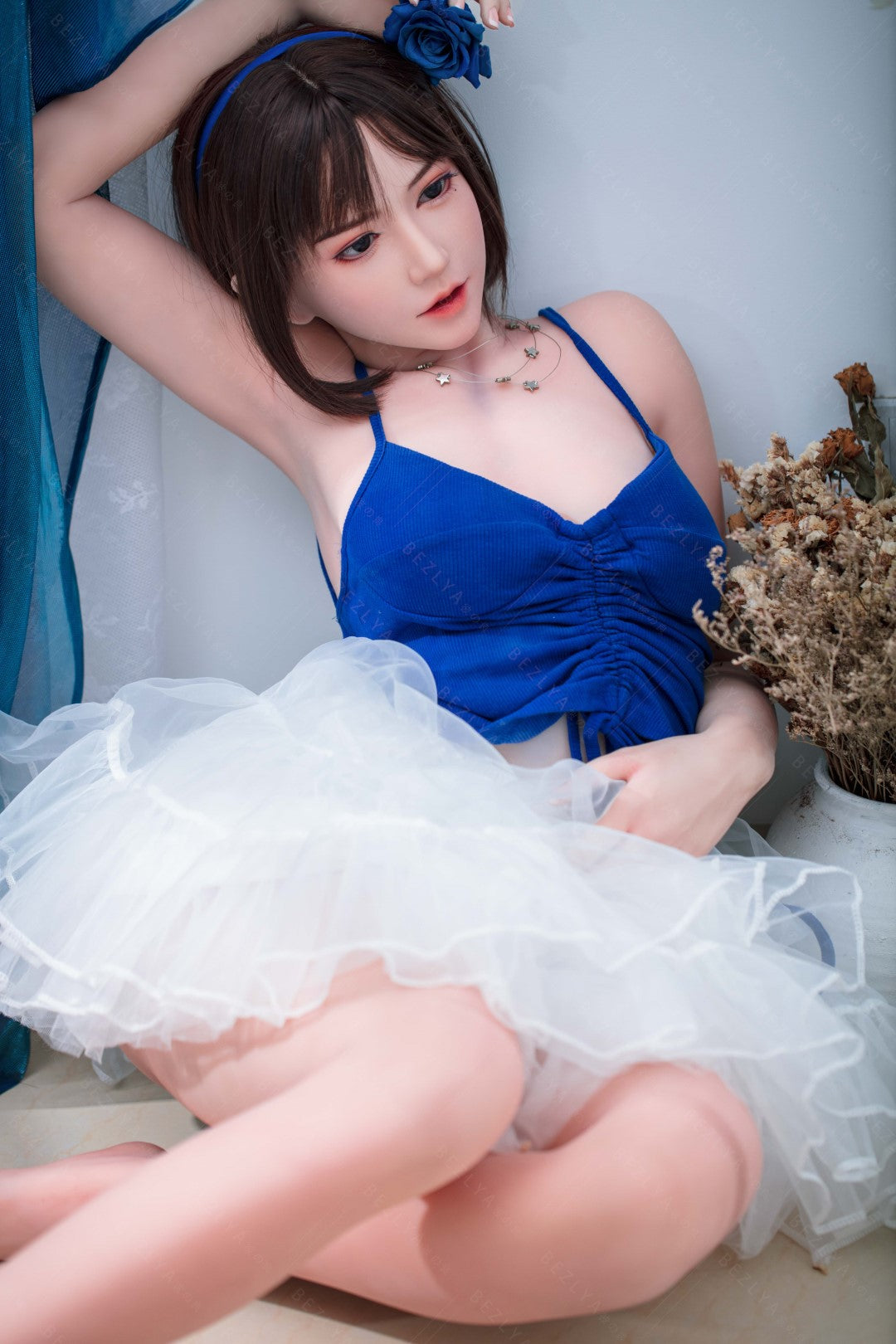 Seksa lelle Lagenaria (Bezlya Doll 155 cm B kauss, 2,0 TPE+silikons)