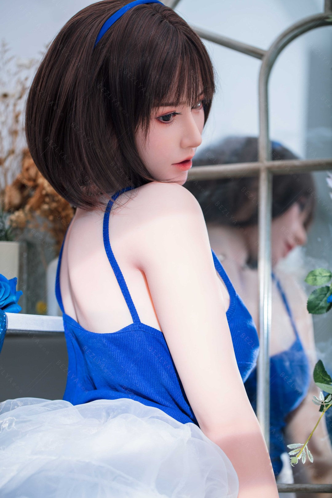 Seksa lelle Lagenaria (Bezlya Doll 155 cm B kauss, 2,0 TPE+silikons)