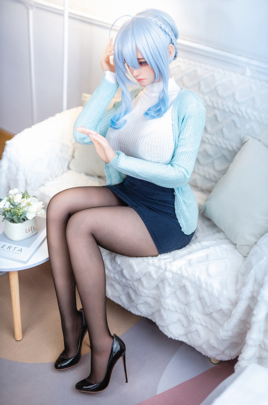 Kampanula seksa lelle (Bezlya Doll 155 cm F kauss, 2,0 TPE+silikons)