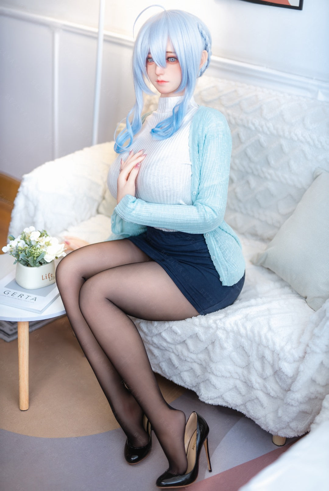 Kampanula seksa lelle (Bezlya Doll 155 cm F kauss, 2,0 TPE+silikons)