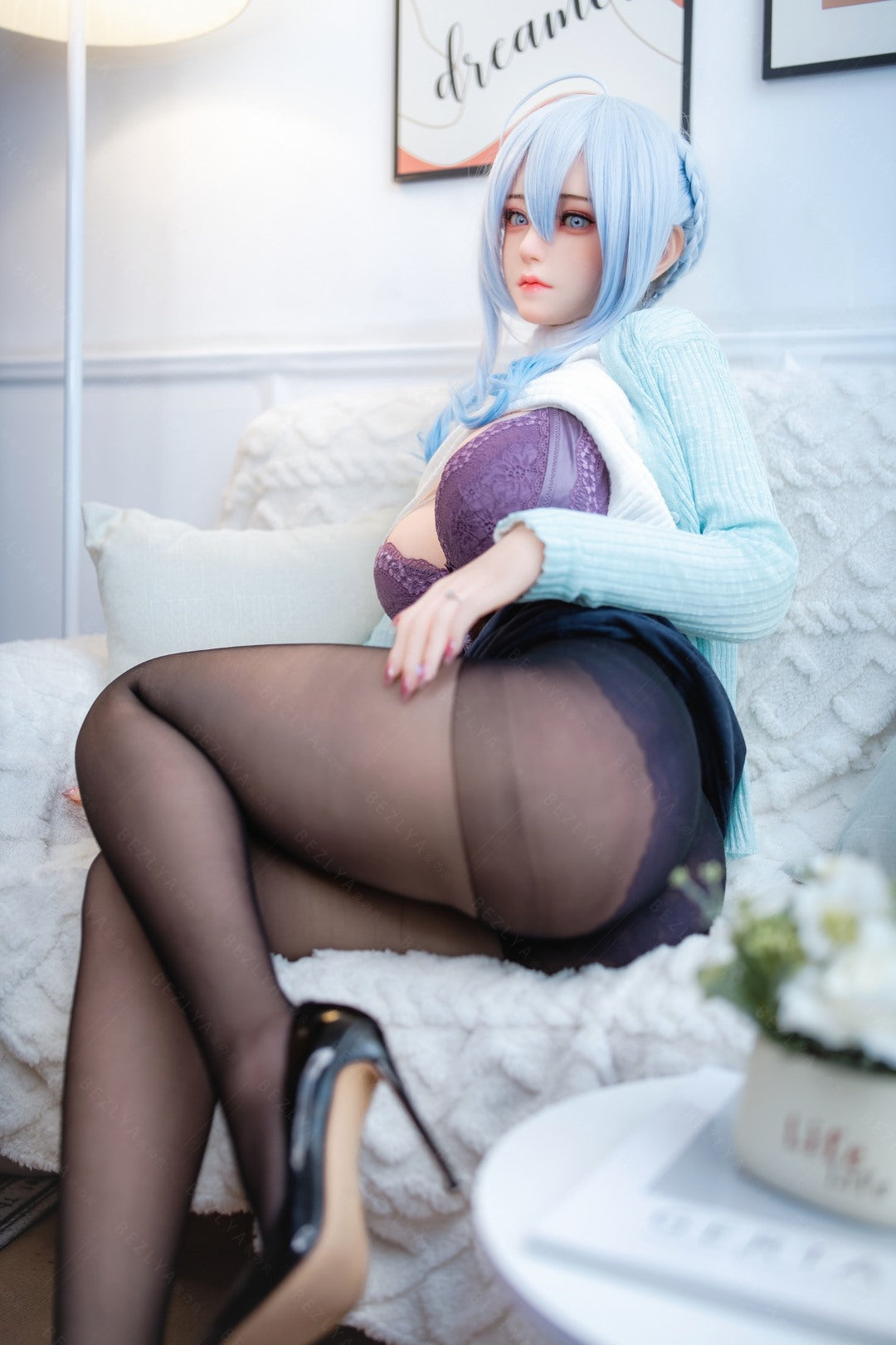 Kampanula seksa lelle (Bezlya Doll 155 cm F kauss, 2,0 TPE+silikons)
