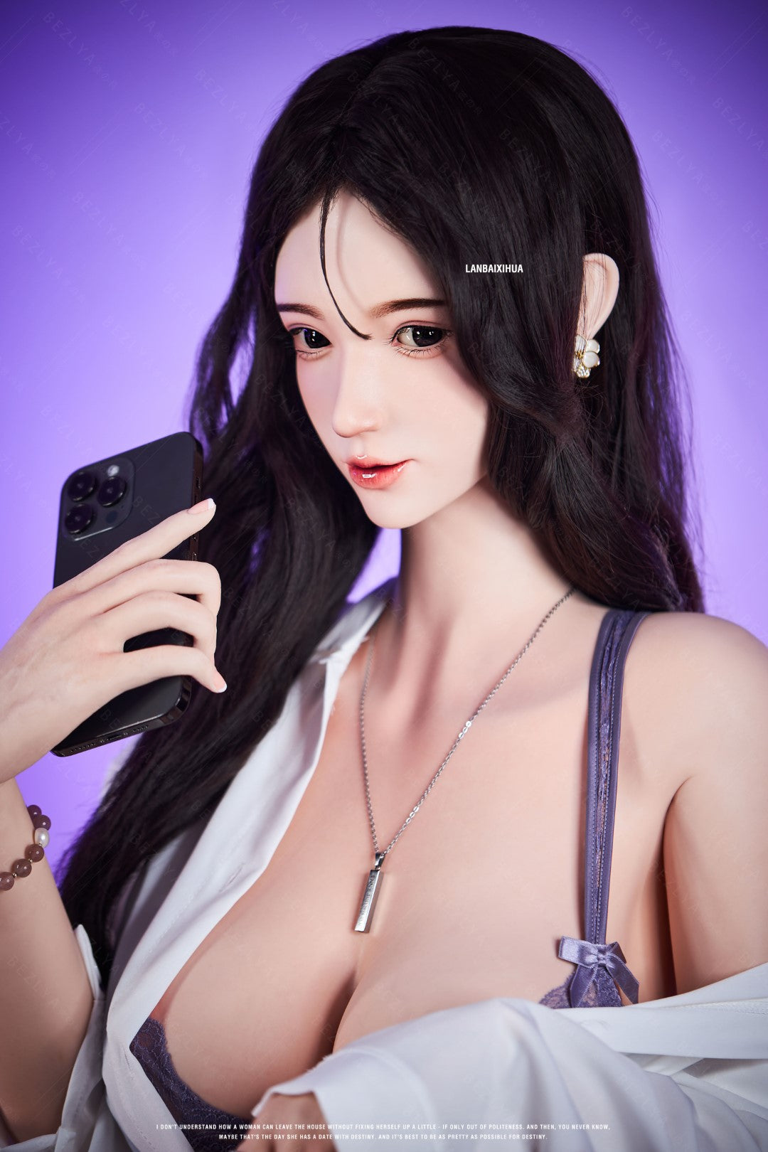Julānija seksa lelle (Bezlya Doll 163 cm E-kauss 2,2 silikona)