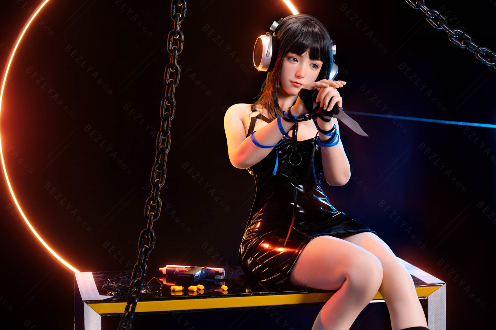 Seksa lelle Gardēnija (Bezlya Doll 155 cm E-kauss 2.2CF silikons)