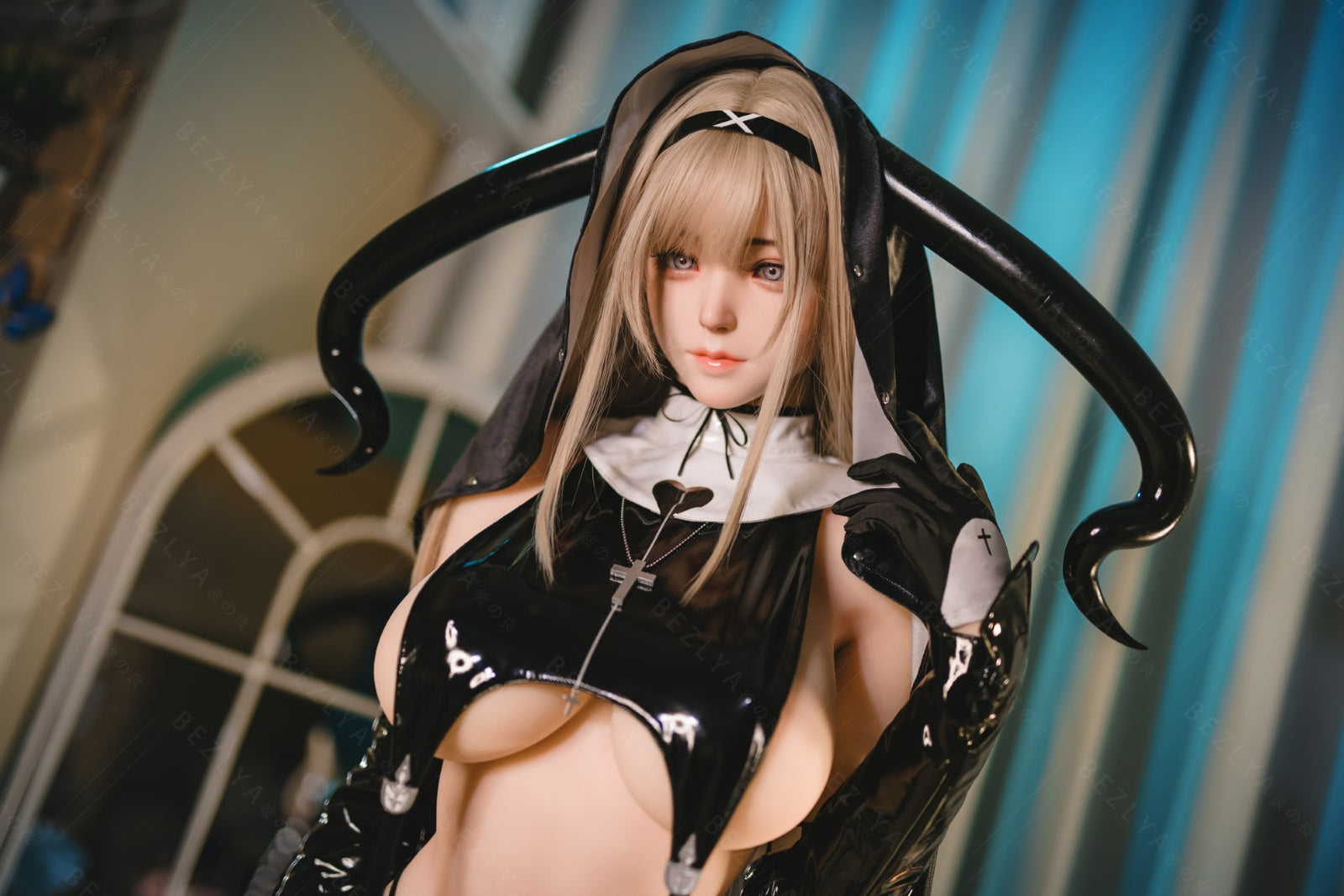 Kampanula seksa lelle (Bezlya Doll 155 cm F kauss, 2,0 TPE+silikons)
