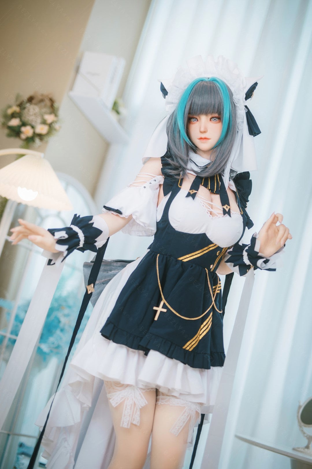 HMS Češīras seksa lelle (Bezlya Doll 155 cm E-kauss 2.2CF silikons)