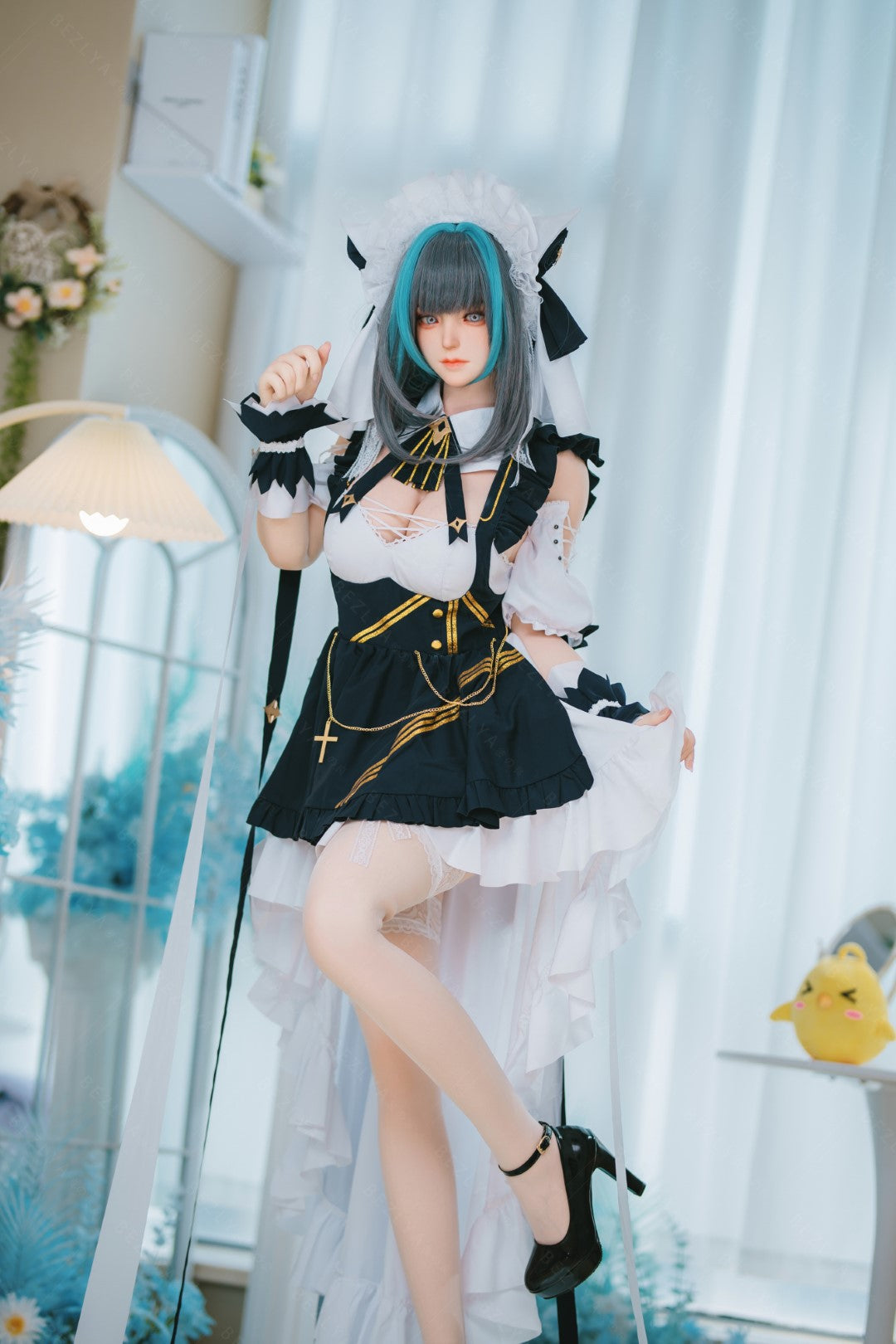 HMS Češīras seksa lelle (Bezlya Doll 155 cm E-kauss 2.2CF silikons)