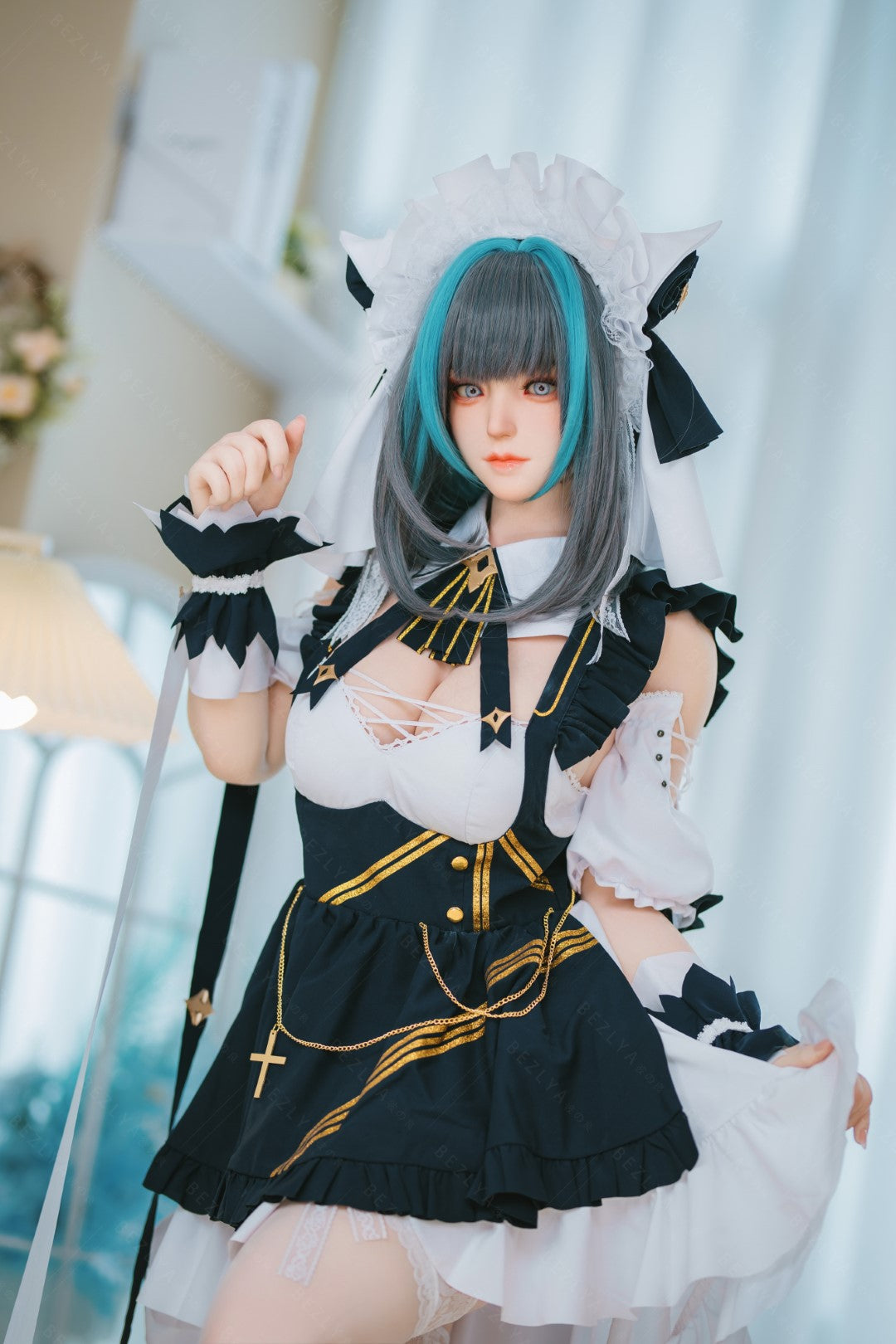 HMS Češīras seksa lelle (Bezlya Doll 155 cm E-kauss 2.2CF silikons)