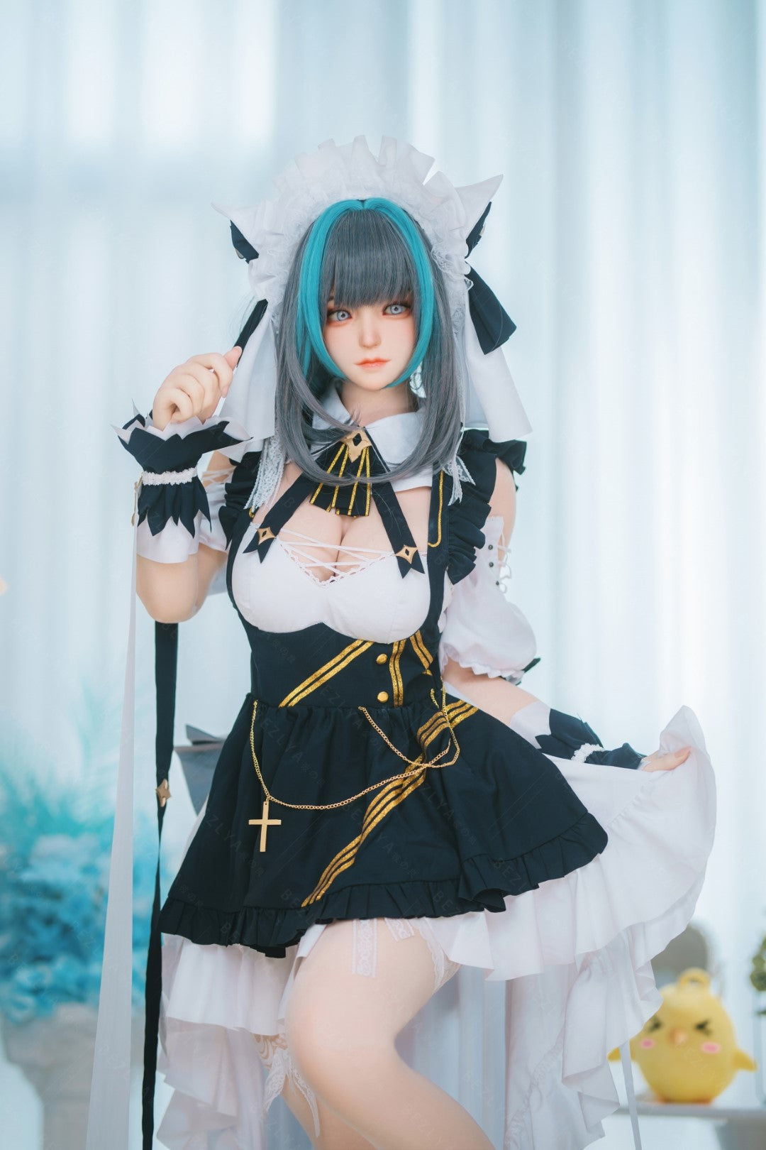 HMS Češīras seksa lelle (Bezlya Doll 155 cm E-kauss 2.2CF silikons)