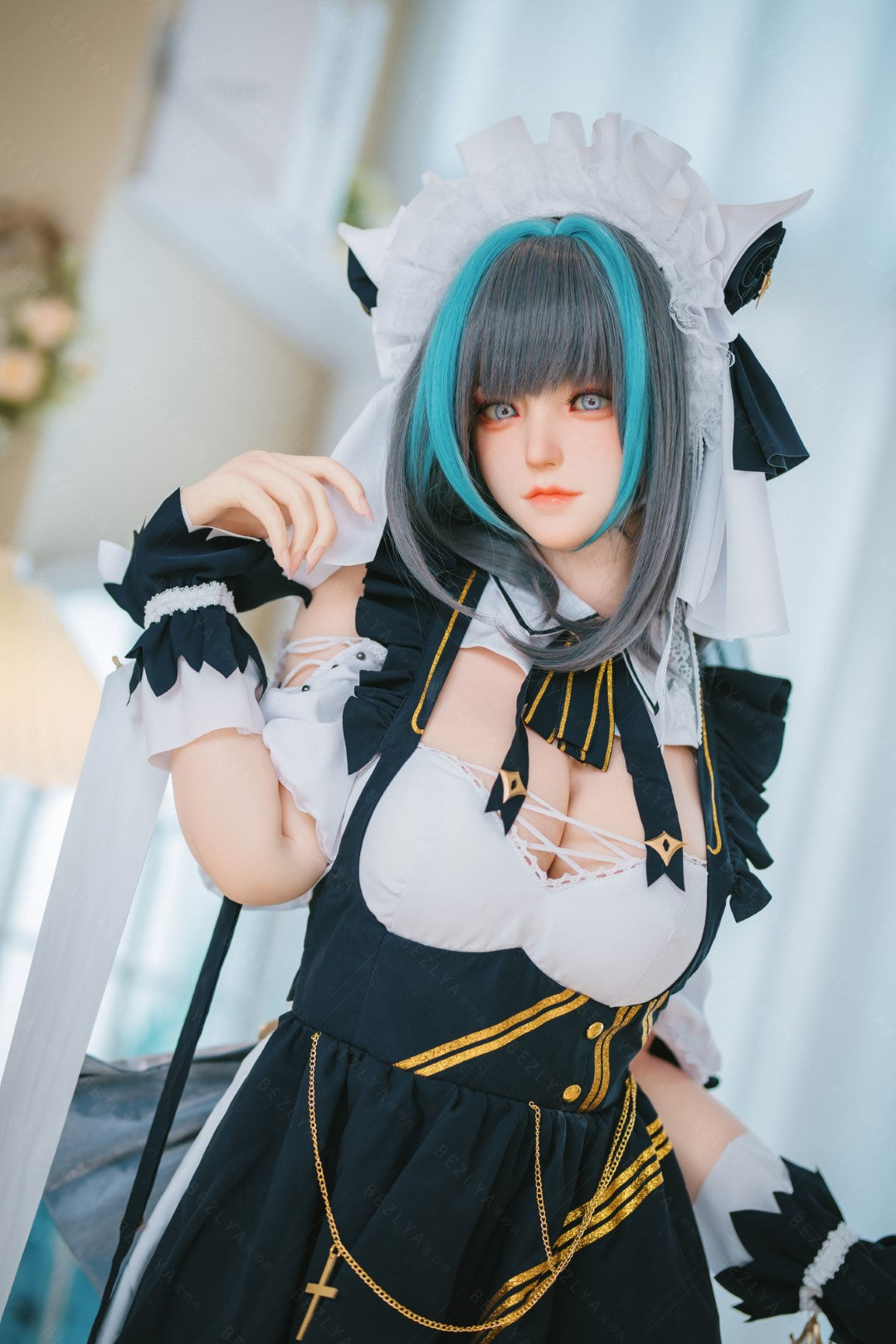 HMS Češīras seksa lelle (Bezlya Doll 155 cm E-kauss 2.2CF silikons)