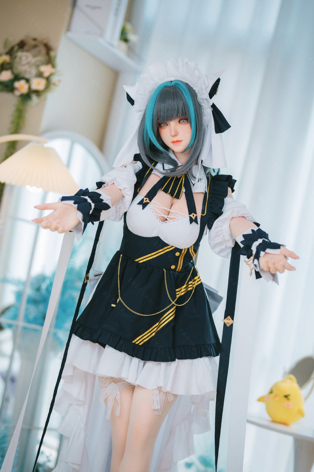 HMS Češīras seksa lelle (Bezlya Doll 155 cm E-kauss 2.2CF silikons)