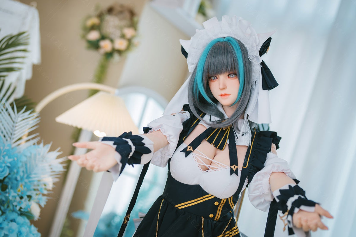 HMS Češīras seksa lelle (Bezlya Doll 155 cm E-kauss 2.2CF silikons)
