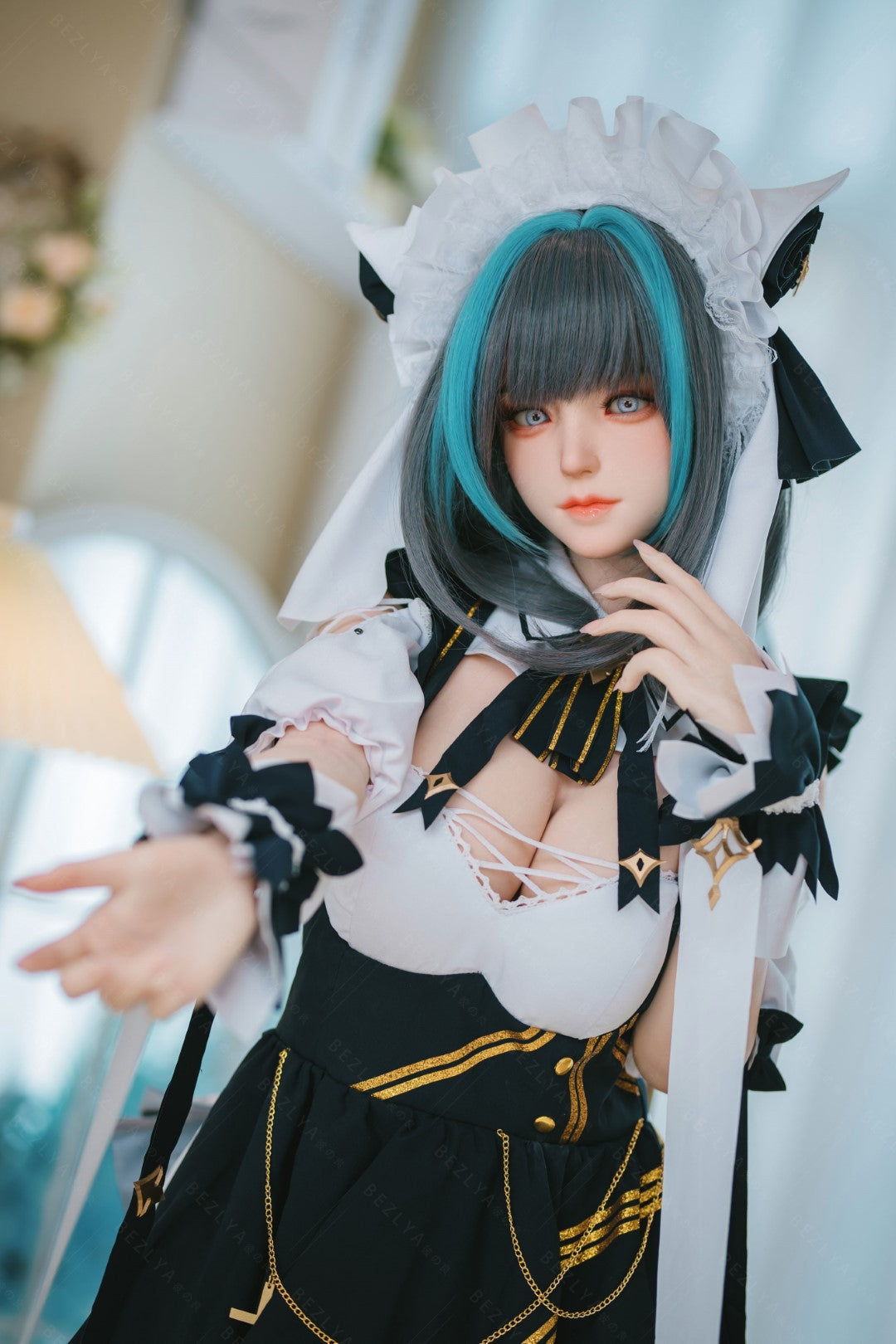HMS Češīras seksa lelle (Bezlya Doll 155 cm E-kauss 2.2CF silikons)