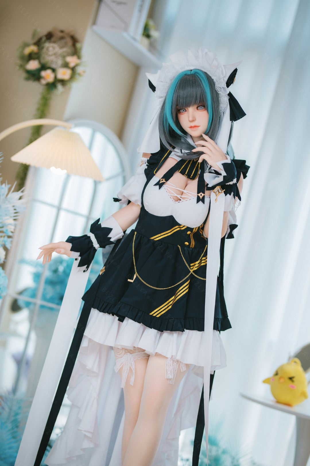 HMS Češīras seksa lelle (Bezlya Doll 155 cm E-kauss 2.2CF silikons)