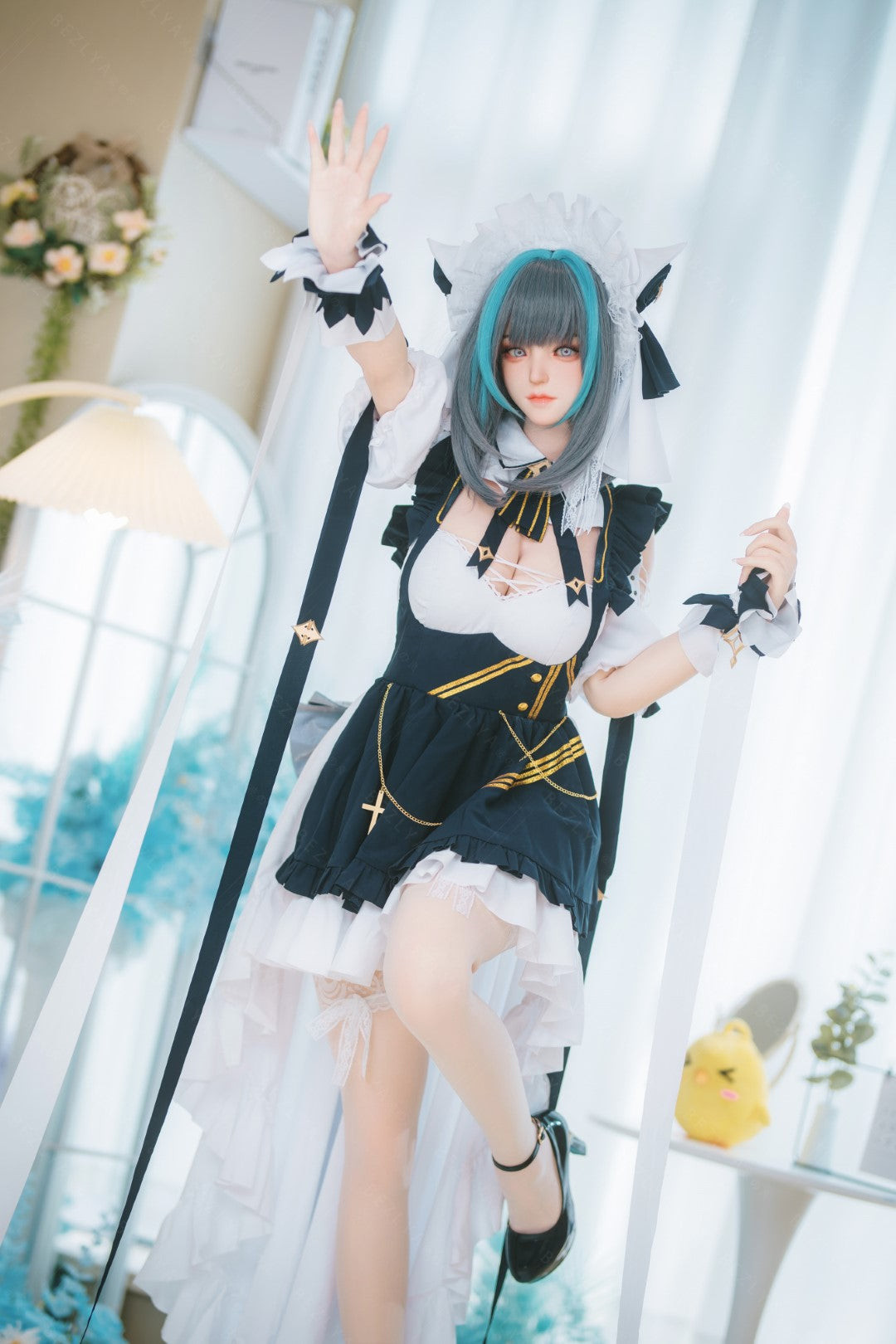 HMS Češīras seksa lelle (Bezlya Doll 155 cm E-kauss 2.2CF silikons)