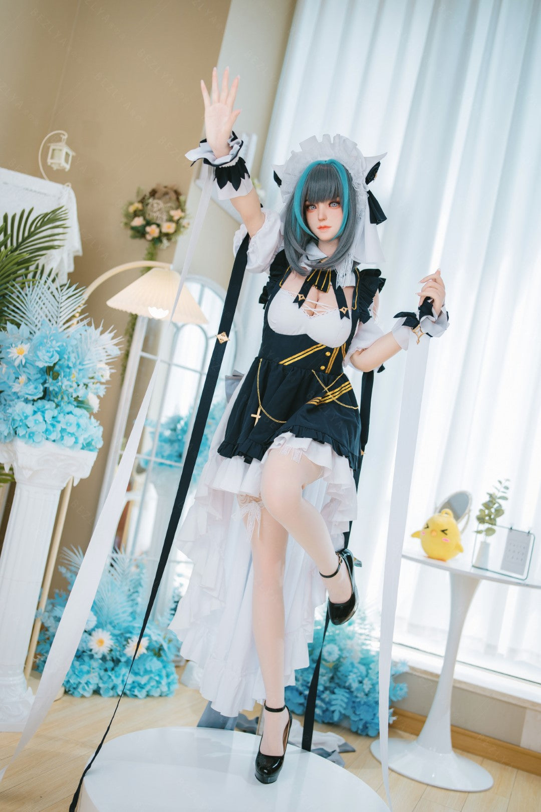 HMS Češīras seksa lelle (Bezlya Doll 155 cm E-kauss 2.2CF silikons)