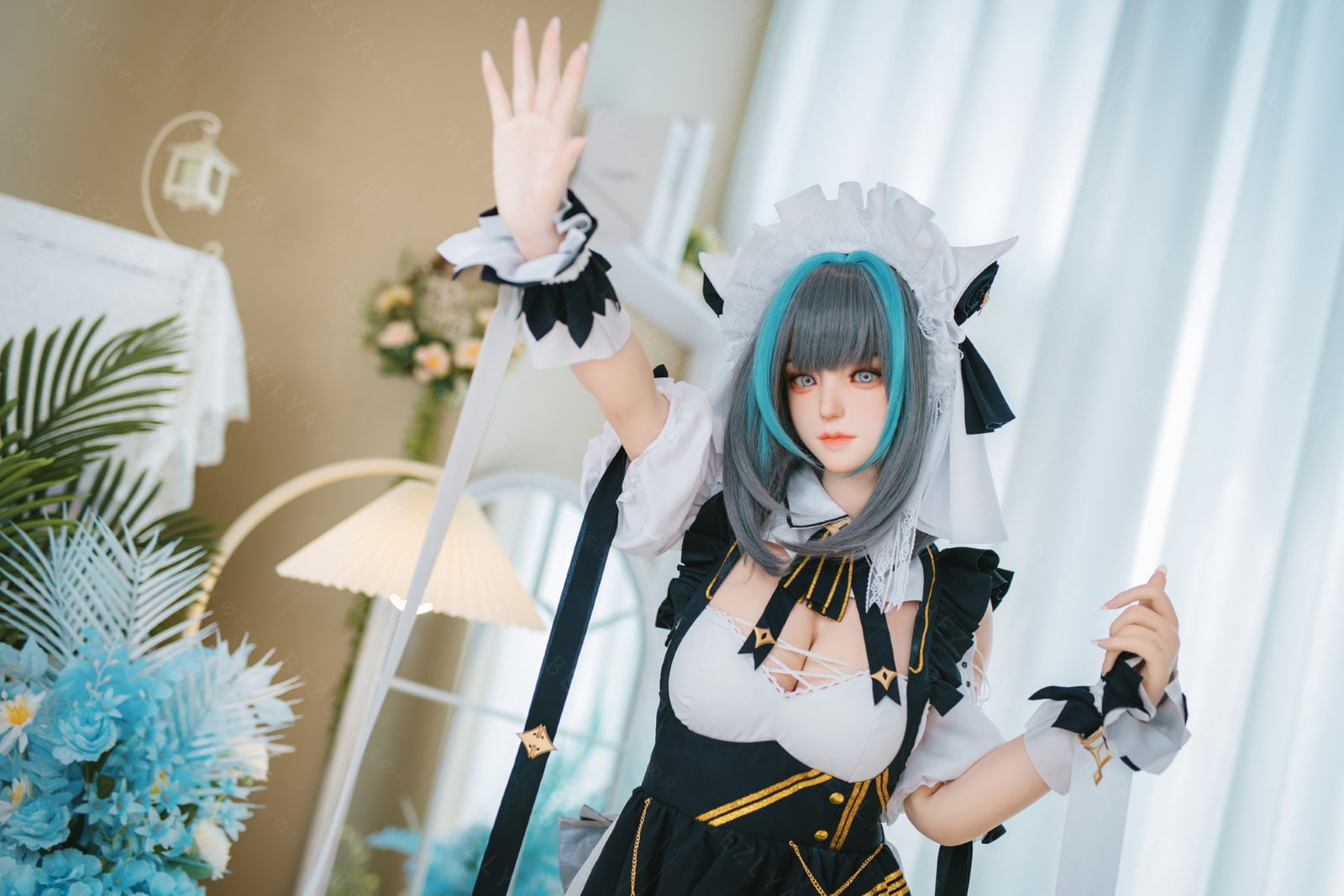 HMS Češīras seksa lelle (Bezlya Doll 155 cm E-kauss 2.2CF silikons)