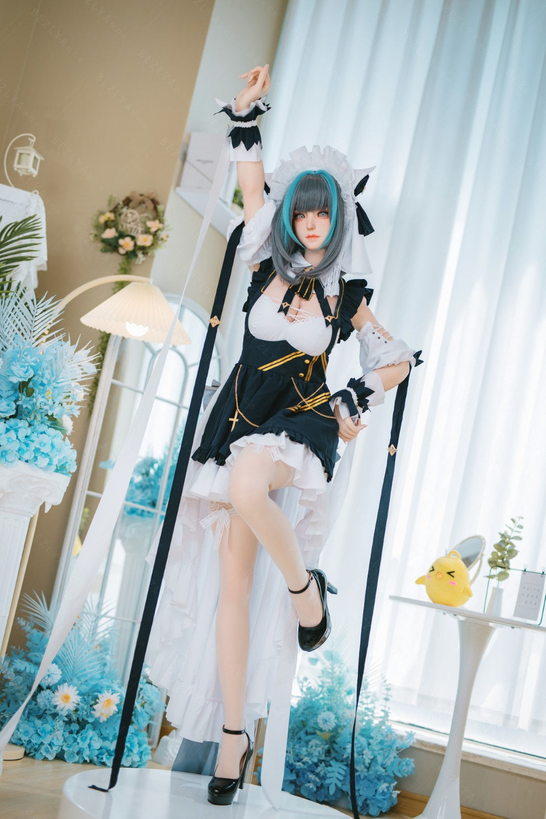 HMS Češīras seksa lelle (Bezlya Doll 155 cm E-kauss 2.2CF silikons)