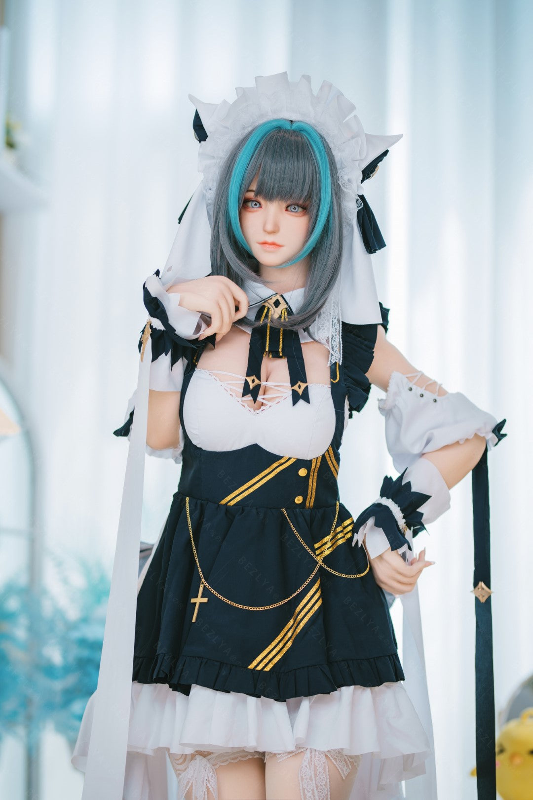 HMS Češīras seksa lelle (Bezlya Doll 155 cm E-kauss 2.2CF silikons)