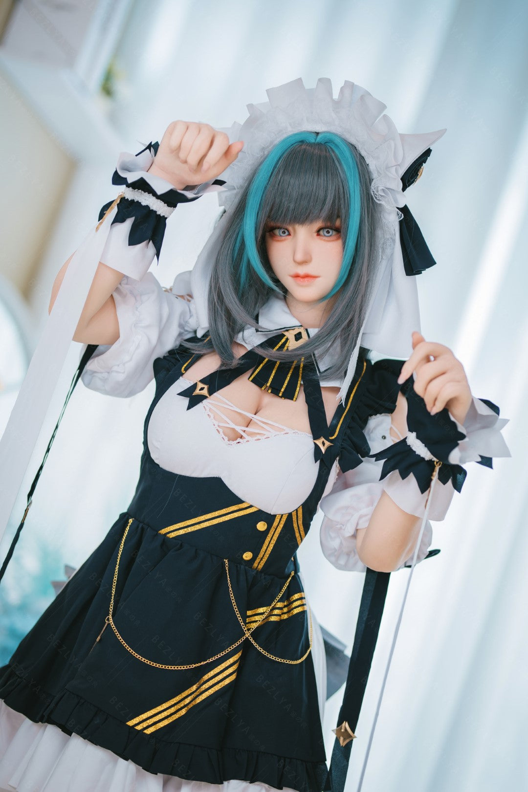 HMS Češīras seksa lelle (Bezlya Doll 155 cm E-kauss 2.2CF silikons)