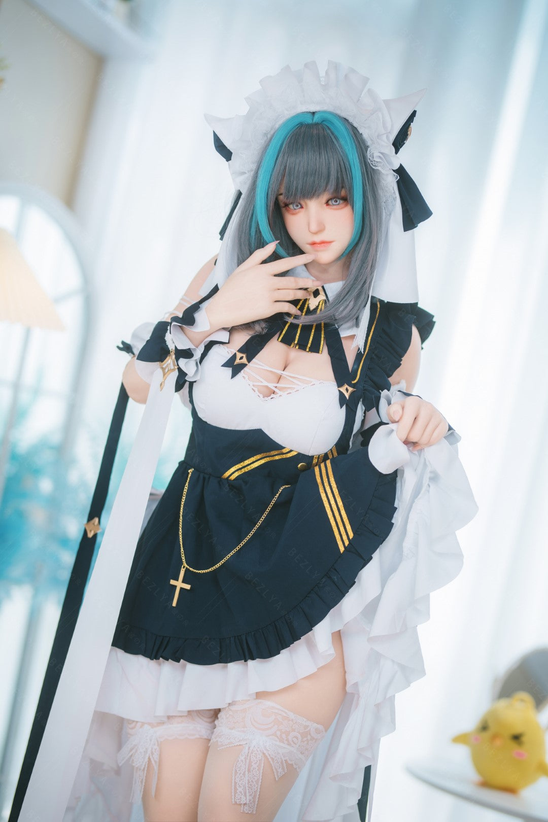 HMS Češīras seksa lelle (Bezlya Doll 155 cm E-kauss 2.2CF silikons)