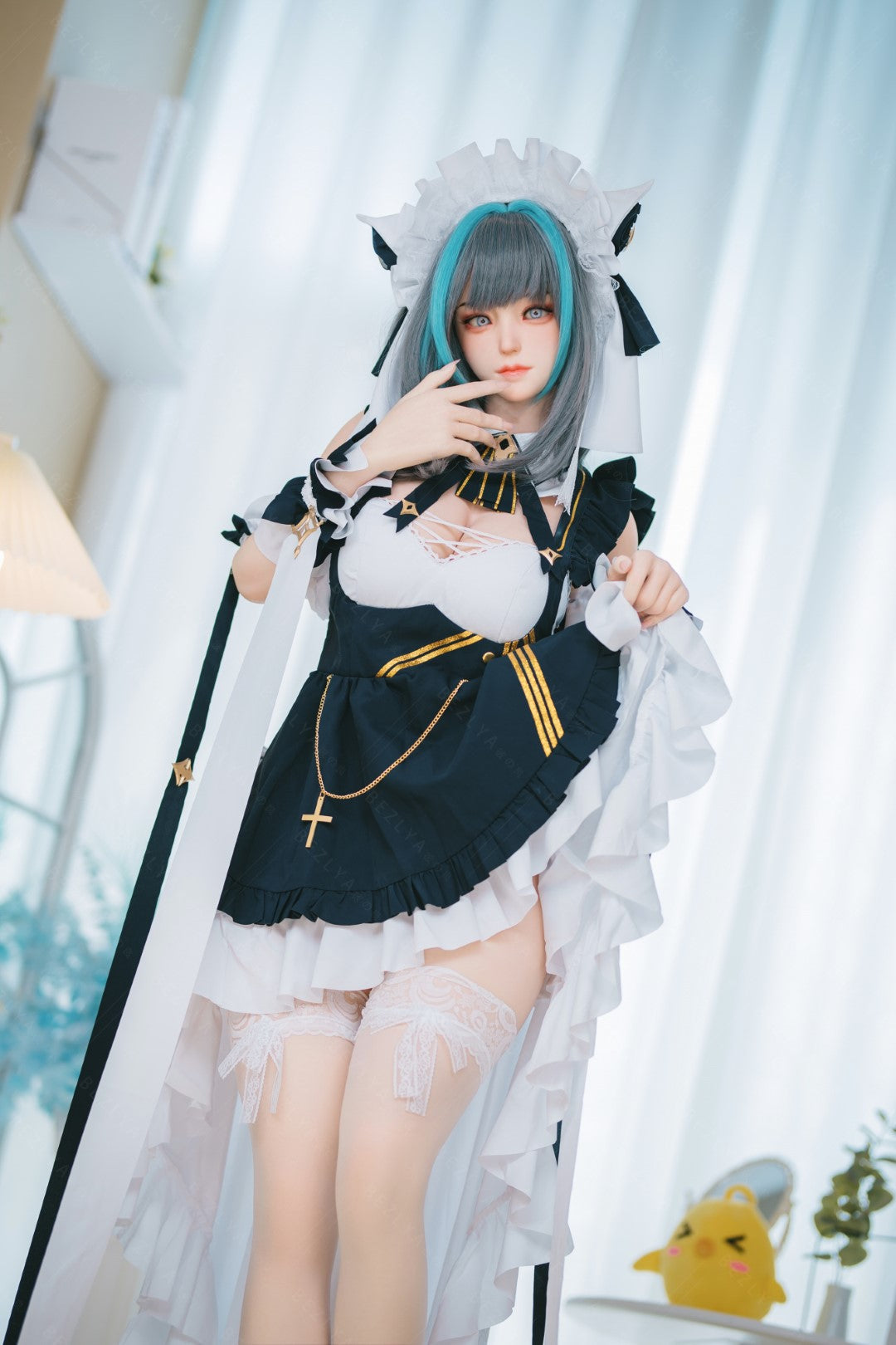 HMS Češīras seksa lelle (Bezlya Doll 155 cm E-kauss 2.2CF silikons)