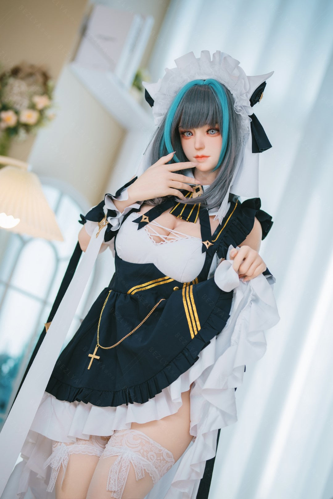 HMS Češīras seksa lelle (Bezlya Doll 155 cm E-kauss 2.2CF silikons)