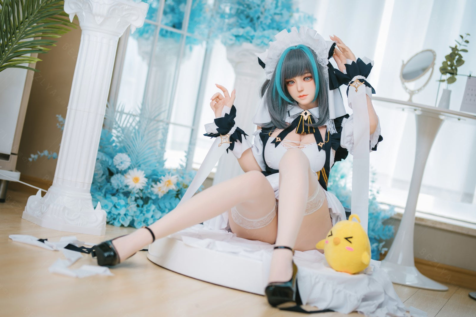 HMS Češīras seksa lelle (Bezlya Doll 155 cm E-kauss 2.2CF silikons)