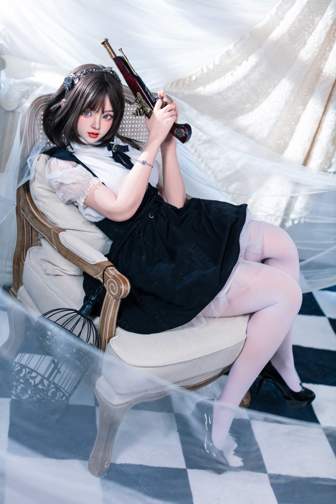 Seksa lelle Convallaria (Bezlya Doll 155 cm B krūze 2,1 silikona)