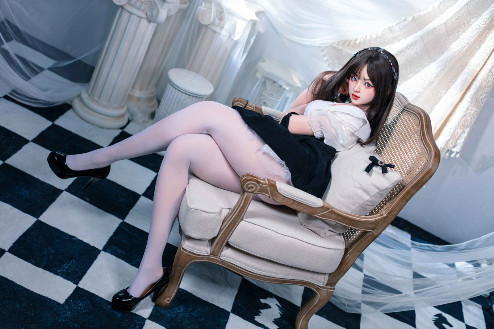 Seksa lelle Convallaria (Bezlya Doll 155 cm B krūze 2,1 silikona)