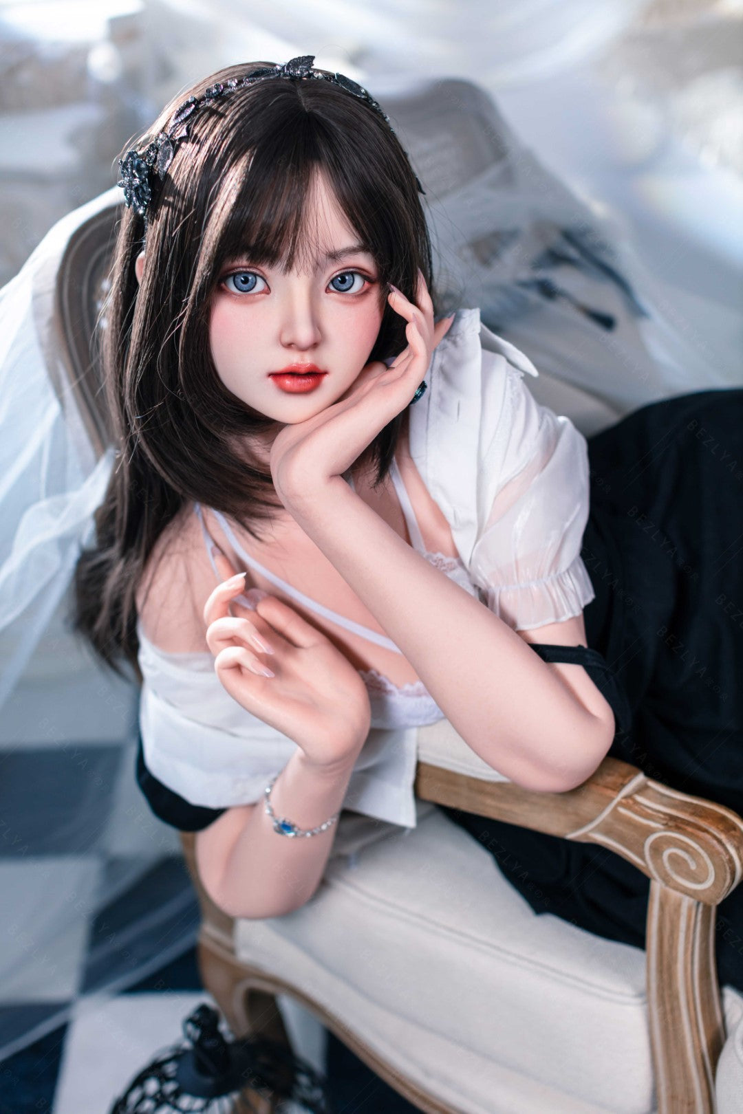 Seksa lelle Convallaria (Bezlya Doll 155 cm B krūze 2,1 silikona)