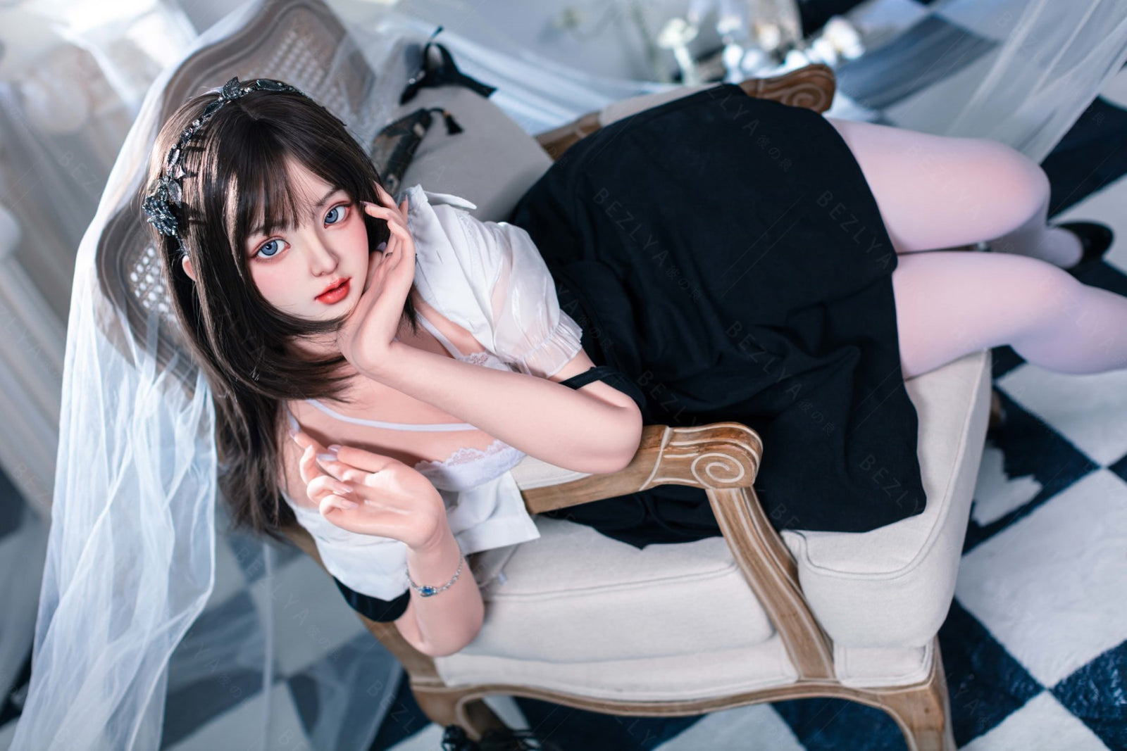 Seksa lelle Convallaria (Bezlya Doll 155 cm B krūze 2,1 silikona)