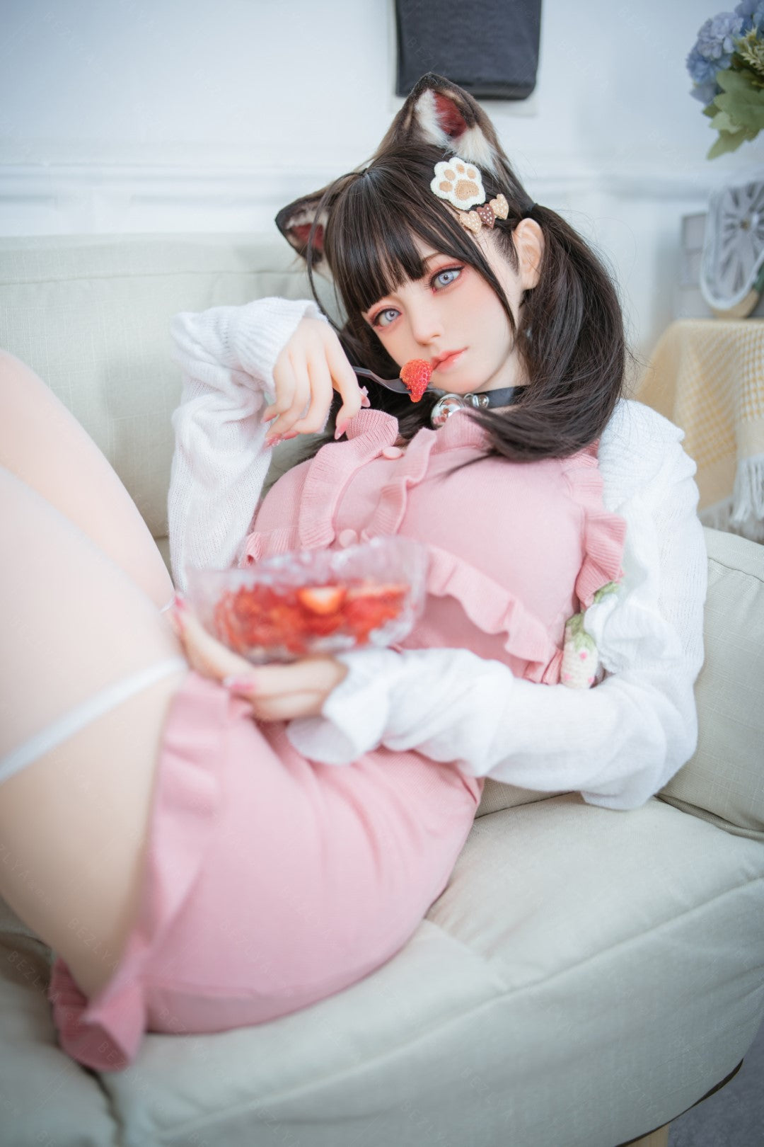 Kampanula seksa lelle (Bezlya Doll 155 cm F kauss, 2,0 TPE+silikons)