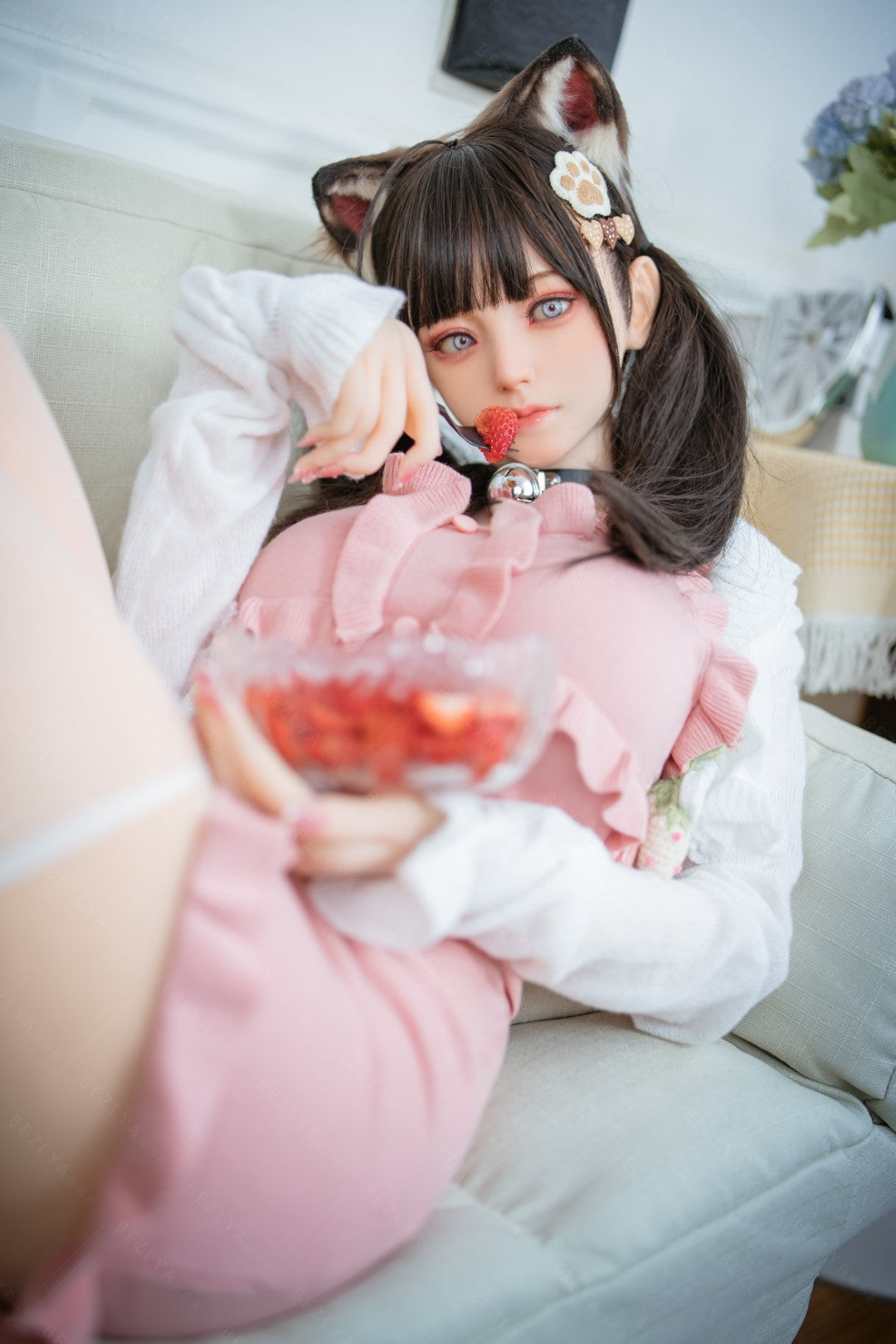 Kampanula seksa lelle (Bezlya Doll 155 cm F kauss, 2,0 TPE+silikons)