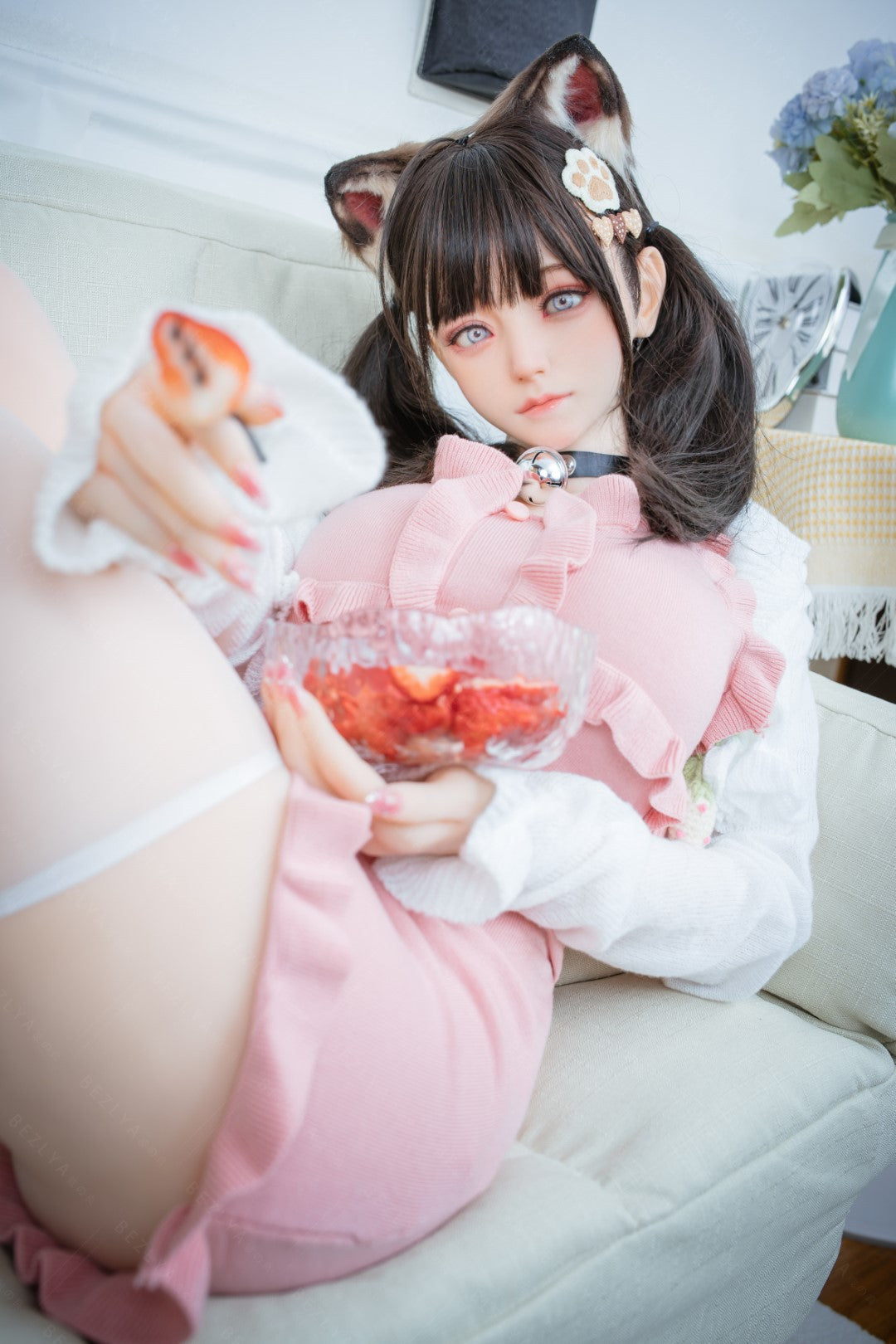 Kampanula seksa lelle (Bezlya Doll 155 cm F kauss, 2,0 TPE+silikons)