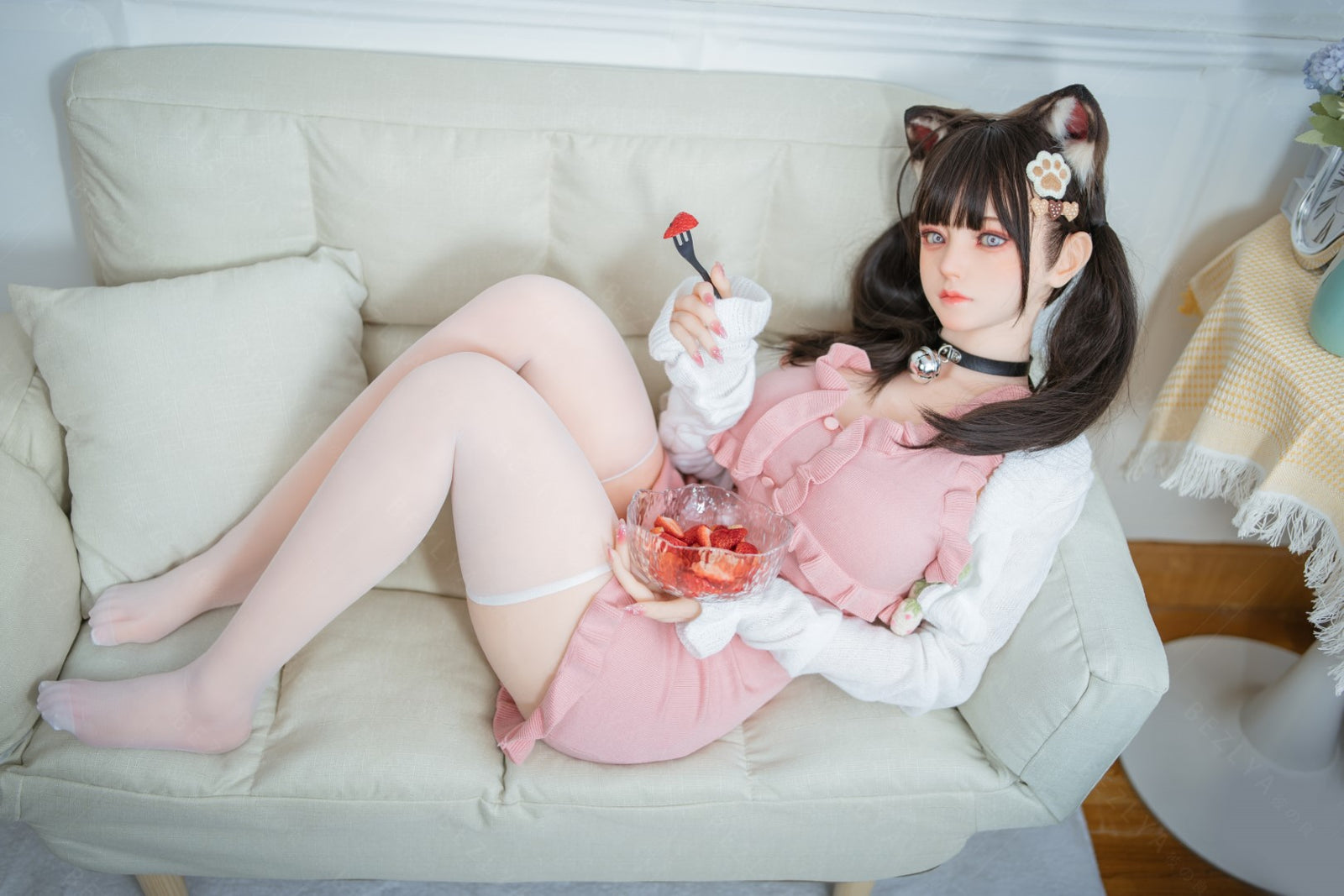 Kampanula seksa lelle (Bezlya Doll 155 cm F kauss, 2,0 TPE+silikons)