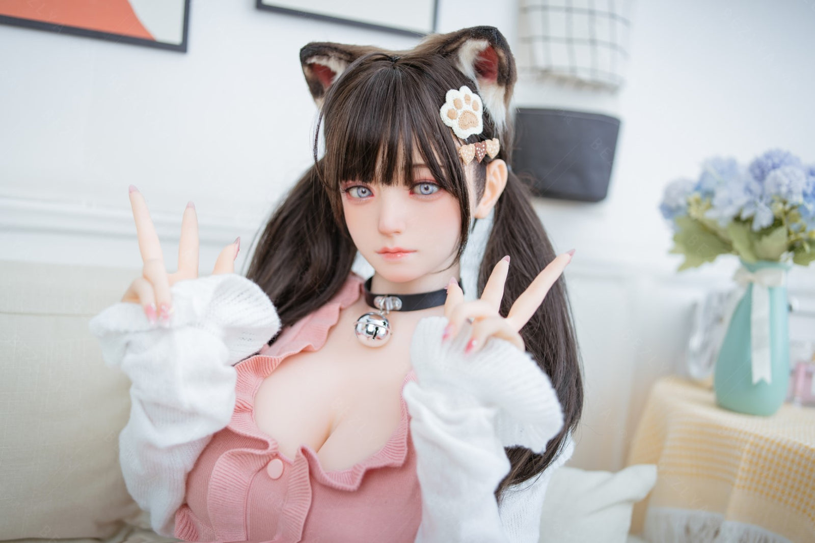 Kampanula seksa lelle (Bezlya Doll 155 cm F kauss, 2,0 TPE+silikons)